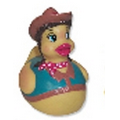 Cowgirl Rubber Duck